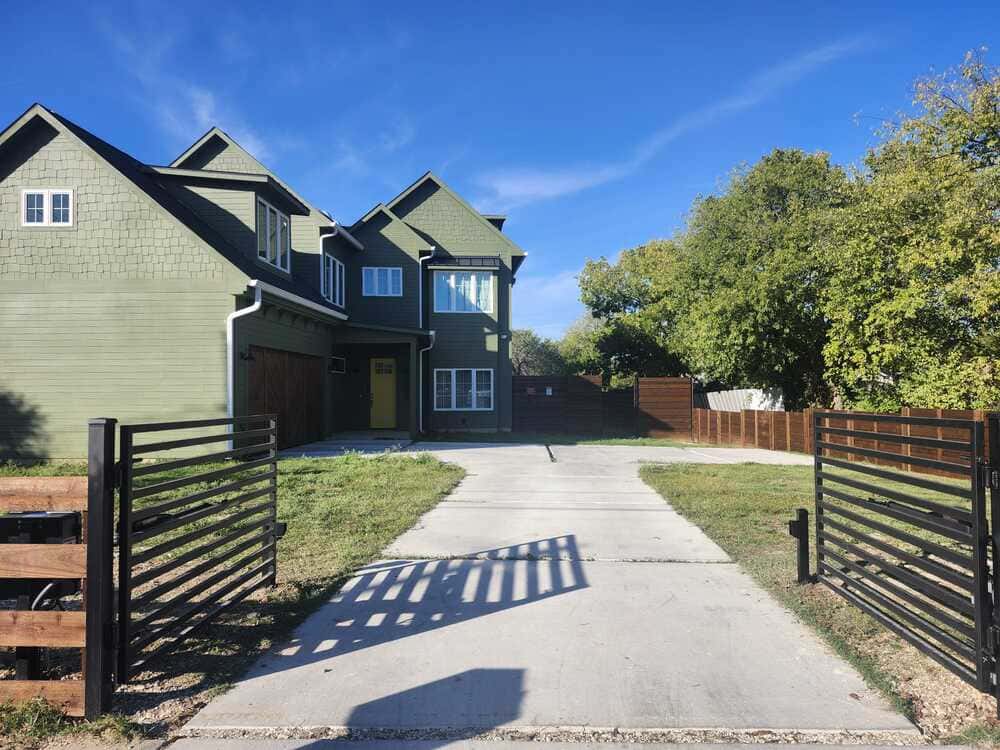 Automatic Driveway Gate open